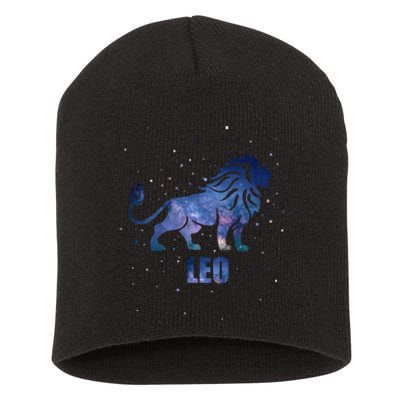 Leo Zodiac Sign Astrology Horoscope Short Acrylic Beanie