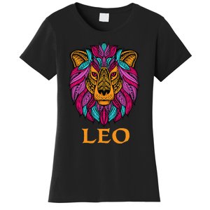 Leo Zodiac Sign Birthday Horoscope Astrology Women's T-Shirt