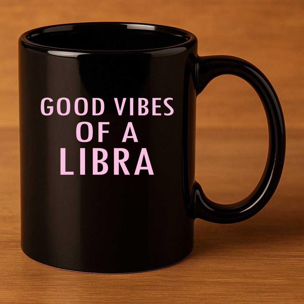 Libra Zodiac Sign Embrace Your Astrological Identity Gift 11oz C Handle Ceramic Mug