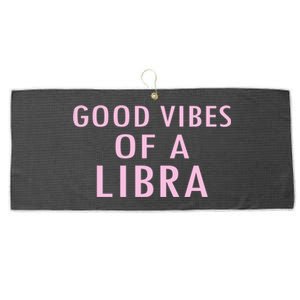 Libra Zodiac Sign Embrace Your Astrological Identity Gift Large Microfiber Waffle Golf Towel