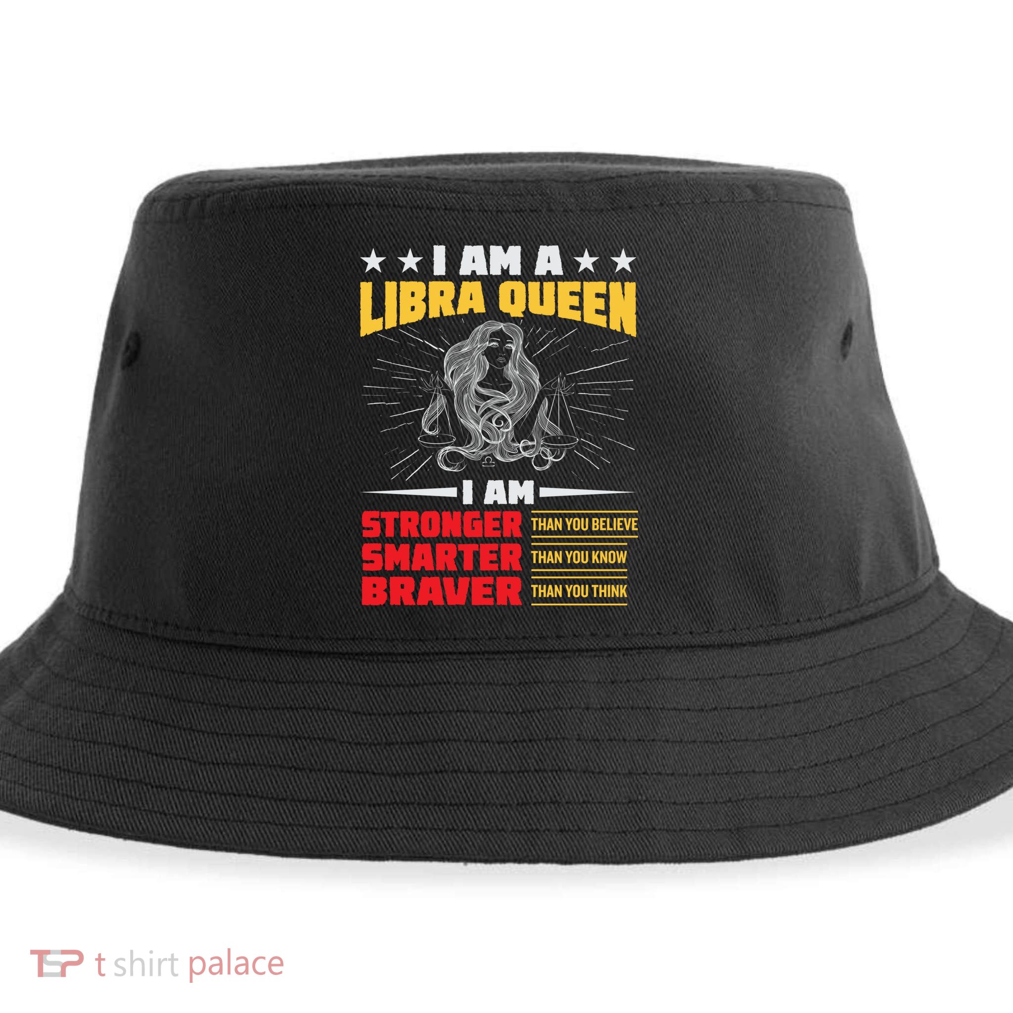 Libra Zodiac Sign Funny Gift Sustainable Bucket Hat