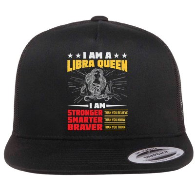 Libra Zodiac Sign Funny Gift Flatbill Hat