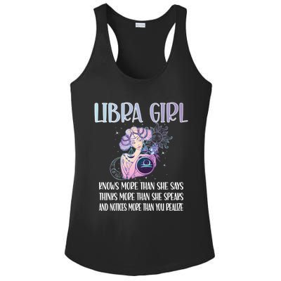 Libra Zodiac Sign Libra Horoscope Astrology Meaningful Gift Ladies PosiCharge Competitor Racerback Tank