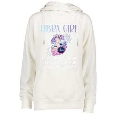 Libra Zodiac Sign Libra Horoscope Astrology Meaningful Gift Womens Funnel Neck Pullover Hood