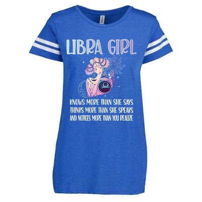 Libra Zodiac Sign Libra Horoscope Astrology Meaningful Gift Enza Ladies Jersey Football T-Shirt