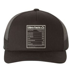 Libra Zodiac Sign Fun Facts Wo Birthday Yupoong Adult 5-Panel Trucker Hat