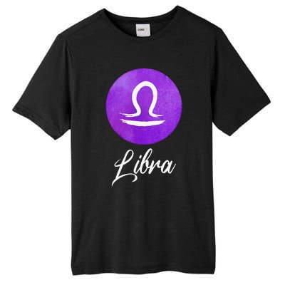 Libra Zodiac Sign Tall Fusion ChromaSoft Performance T-Shirt