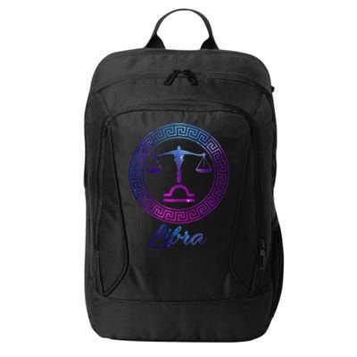 Libra Zodiac Sign City Backpack