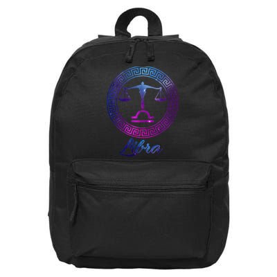 Libra Zodiac Sign 16 in Basic Backpack