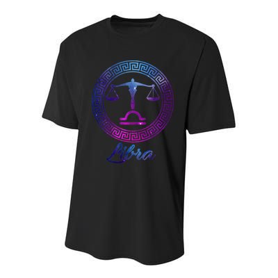 Libra Zodiac Sign Youth Performance Sprint T-Shirt