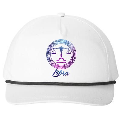 Libra Zodiac Sign Gift Snapback Five-Panel Rope Hat