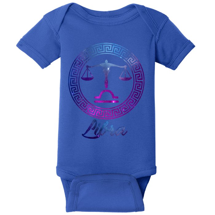 Libra Zodiac Sign Gift Baby Bodysuit