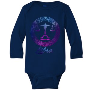 Libra Zodiac Sign Gift Baby Long Sleeve Bodysuit