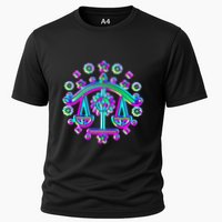Libra Zodiac Sign Gift Cooling Performance Crew T-Shirt