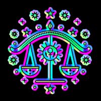 Libra Zodiac Sign Gift Cooling Performance Crew T-Shirt