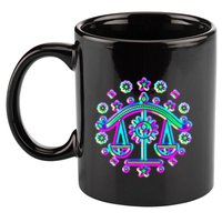 Libra Zodiac Sign Gift 11oz C Handle Ceramic Mug