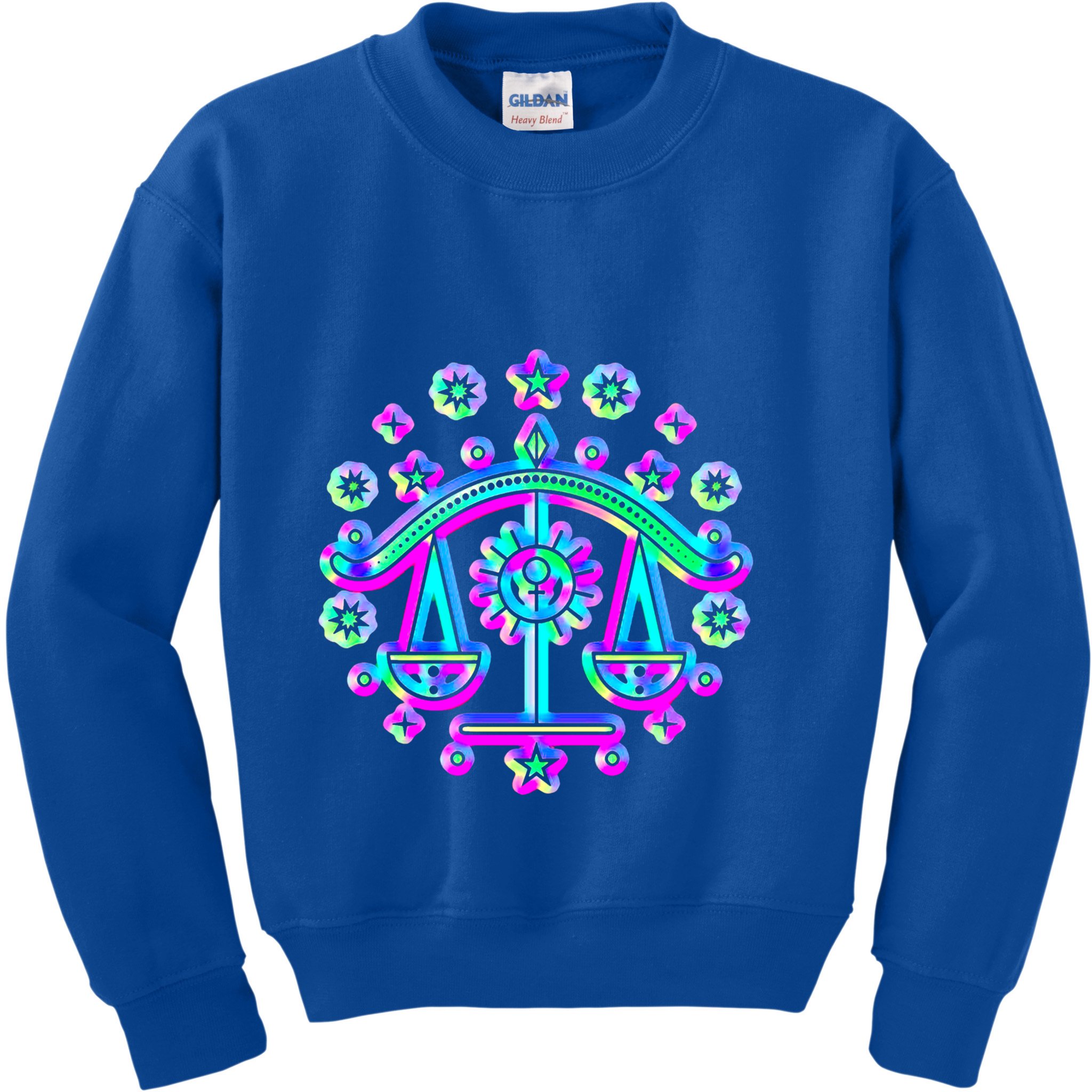 Libra Zodiac Sign Gift Kids Sweatshirt