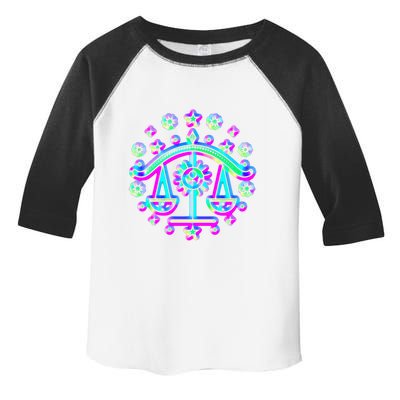 Libra Zodiac Sign Gift Toddler Fine Jersey T-Shirt