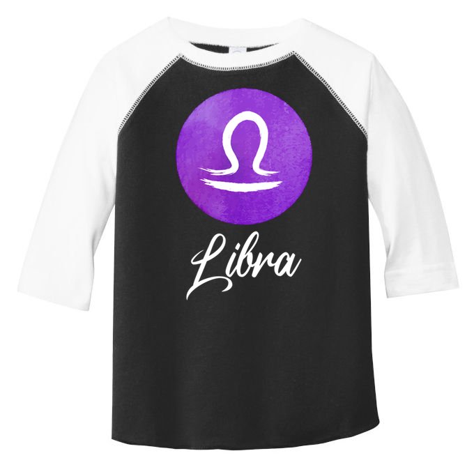 Libra Zodiac Sign Cool Gift Toddler Fine Jersey T-Shirt