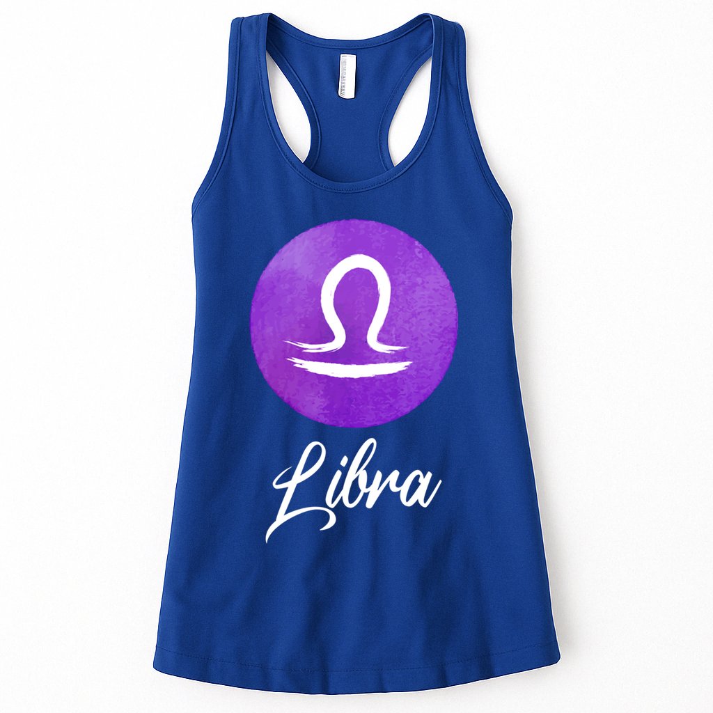 Libra Zodiac Sign Cool Gift Womens Tank Top