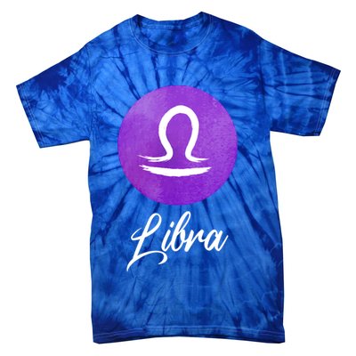 Libra Zodiac Sign Cool Gift Tie-Dye T-Shirt