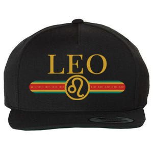 Leo Zodiac Sign Astrology Horoscope Fashion Wool Snapback Cap