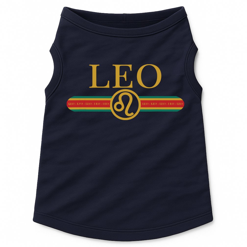 Leo Zodiac Sign Astrology Horoscope Fashion Doggie Tank