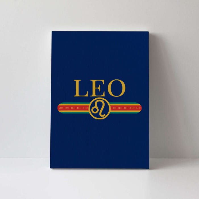 Leo Zodiac Sign Astrology Horoscope Fashion Canvas