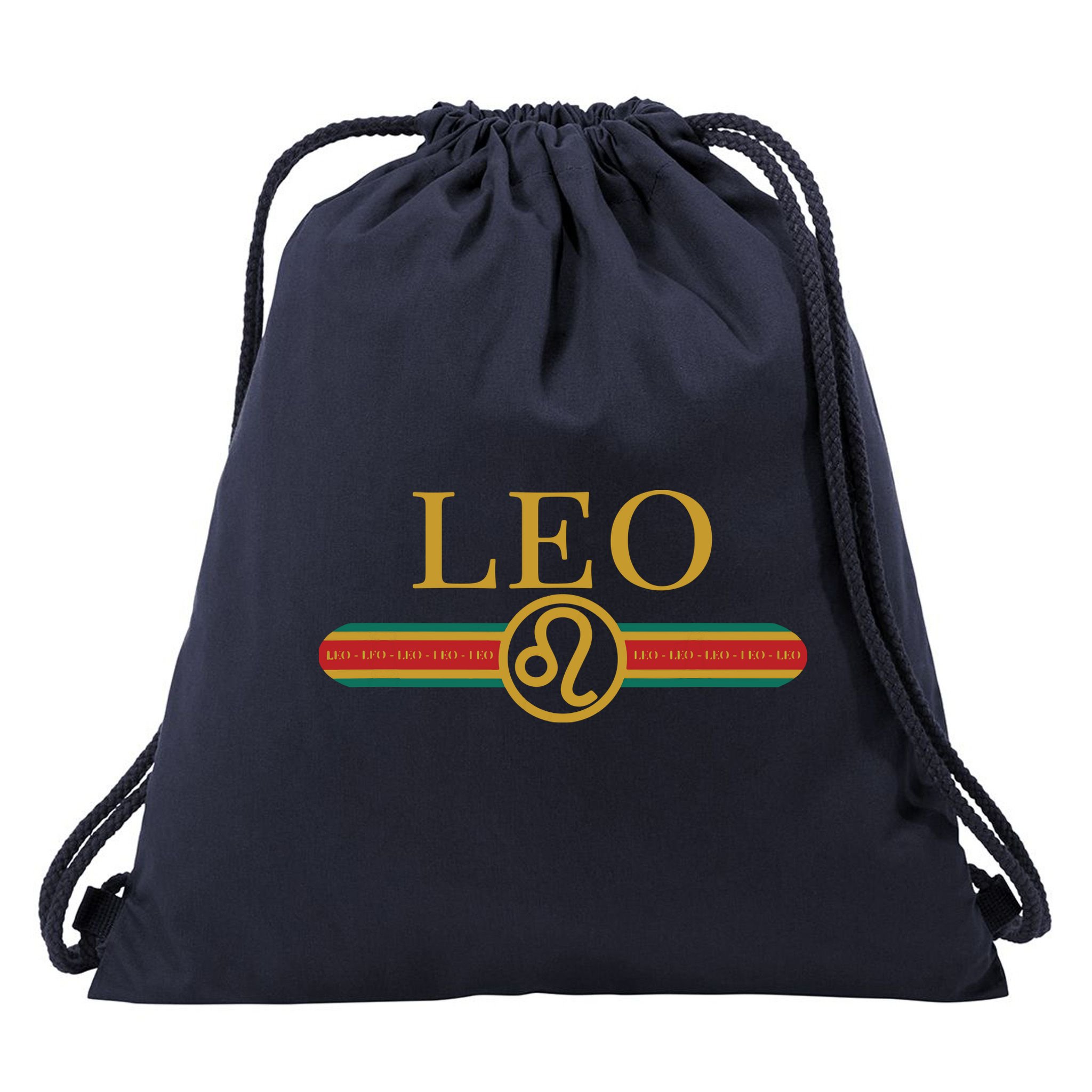 Leo Zodiac Sign Astrology Horoscope Fashion Drawstring Bag