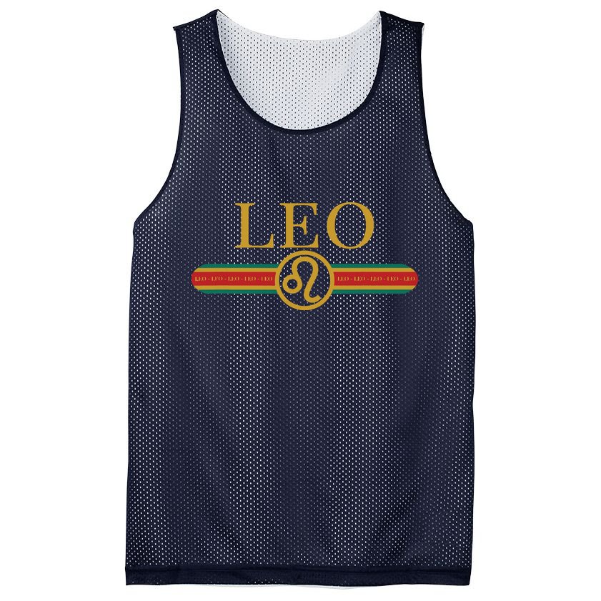 Leo Zodiac Sign Astrology Horoscope Fashion Mesh Reversible Basketball Jersey Tank