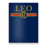 Leo Zodiac Sign Astrology Horoscope Fashion Poster