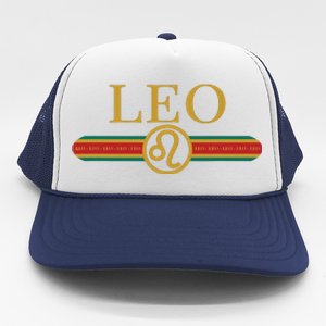 Leo Zodiac Sign Astrology Horoscope Fashion Trucker Hat