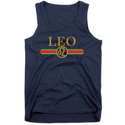 Leo Zodiac Sign Astrology Horoscope Fashion Tank Top