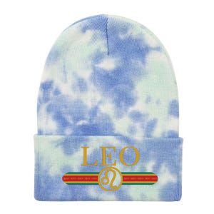 Leo Zodiac Sign Astrology Horoscope Fashion Tie Dye 12in Knit Beanie