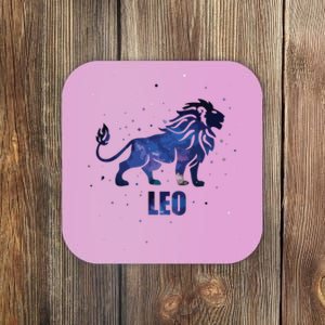 Leo Zodiac Sign Astrology Horoscope Coaster