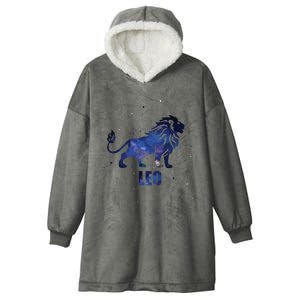 Leo Zodiac Sign Astrology Horoscope Hooded Wearable Blanket