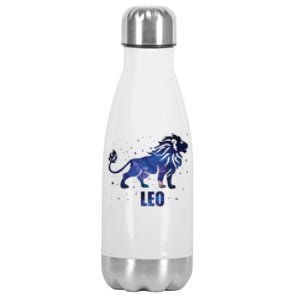 Leo Zodiac Sign Astrology Horoscope Stainless Steel Insulated Water Bottle