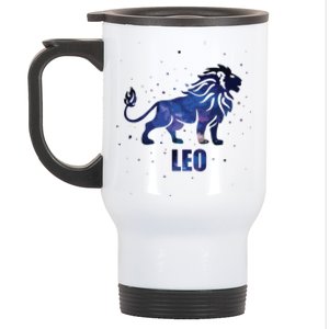 Leo Zodiac Sign Astrology Horoscope Stainless Steel Travel Mug