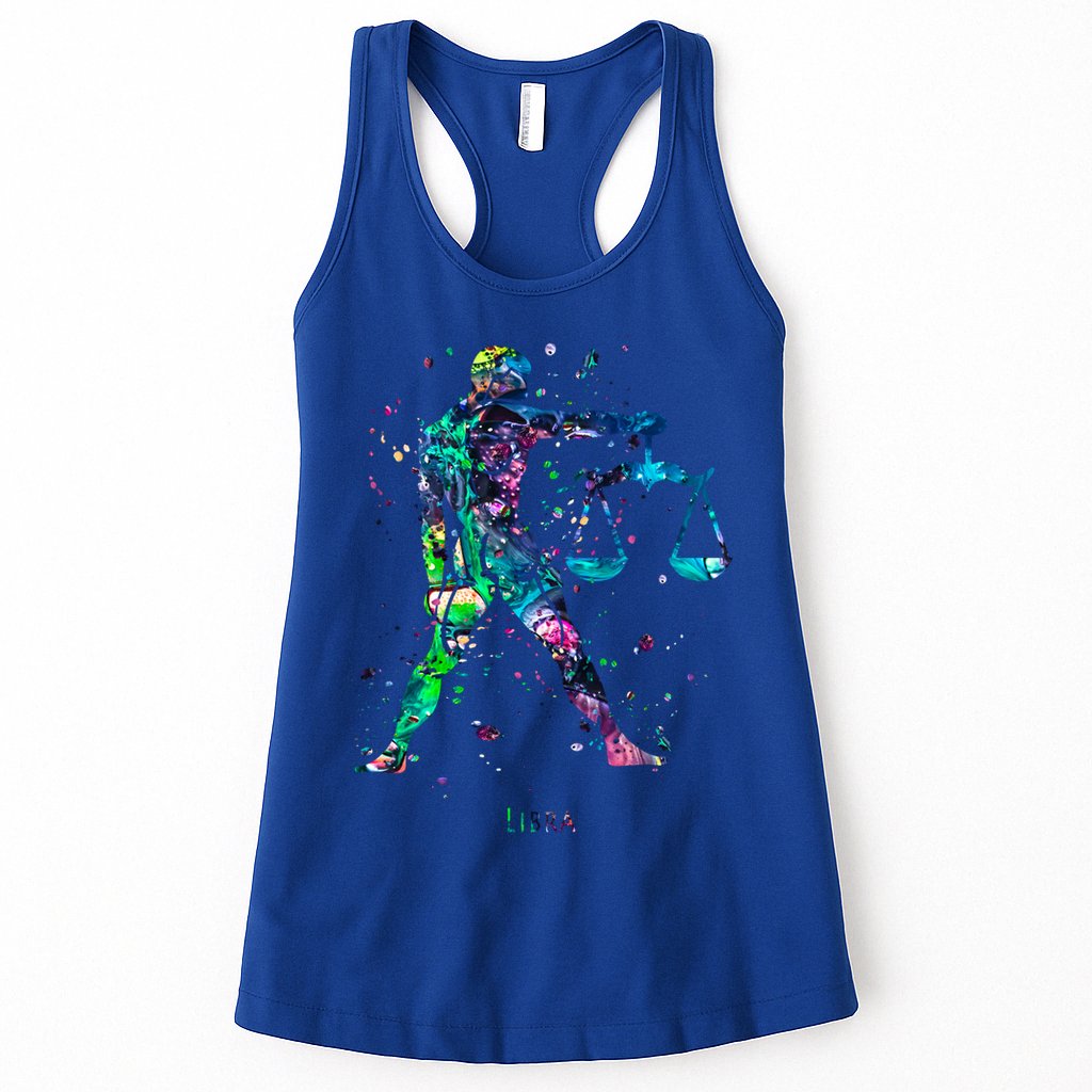 Libra Zodiac Sign Gift Womens Tank Top