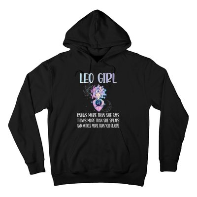 Leo Zodiac Sign Leo Horoscope Astrology July August Hoodie