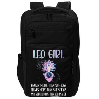 Leo Zodiac Sign Leo Horoscope Astrology July August Impact Tech Backpack