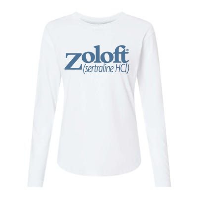 Limited Zoloft Sertraline Hcl Womens Cotton Relaxed Long Sleeve T-Shirt