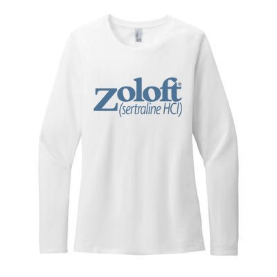 Limited Zoloft Sertraline Hcl Womens CVC Long Sleeve Shirt