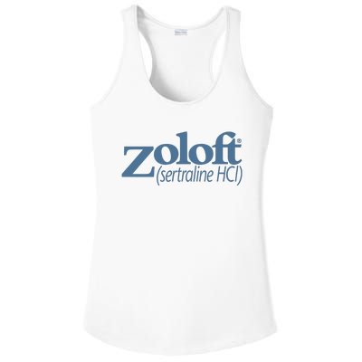 Limited Zoloft Sertraline Hcl Ladies PosiCharge Competitor Racerback Tank