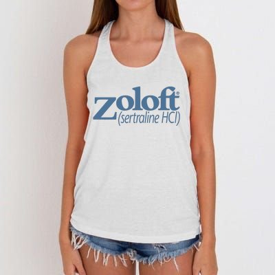 Limited Zoloft Sertraline Hcl Women's Knotted Racerback Tank