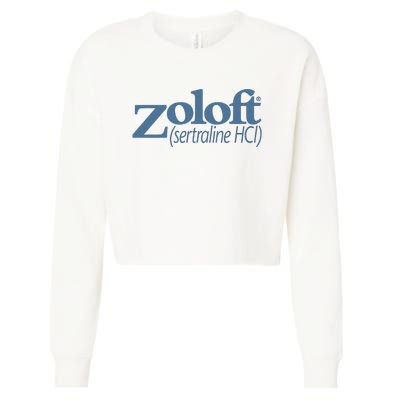 Limited Zoloft Sertraline Hcl Cropped Pullover Crew