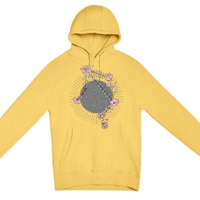 Libra Zodiac Sign Planet Venus Floral Stars Cool Gift Premium Pullover Hoodie