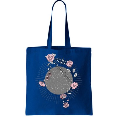 Libra Zodiac Sign Planet Venus Floral Stars Cool Gift Tote Bag