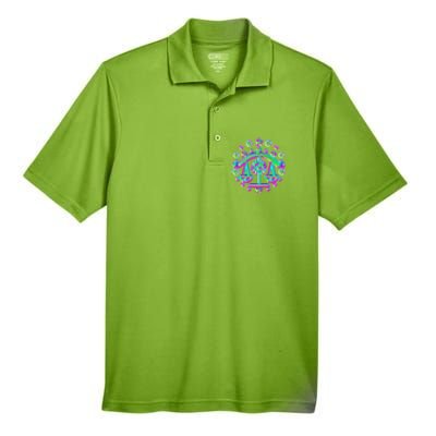 Libra Zodiac Sign Funny Gift Men's Origin Performance Pique Polo