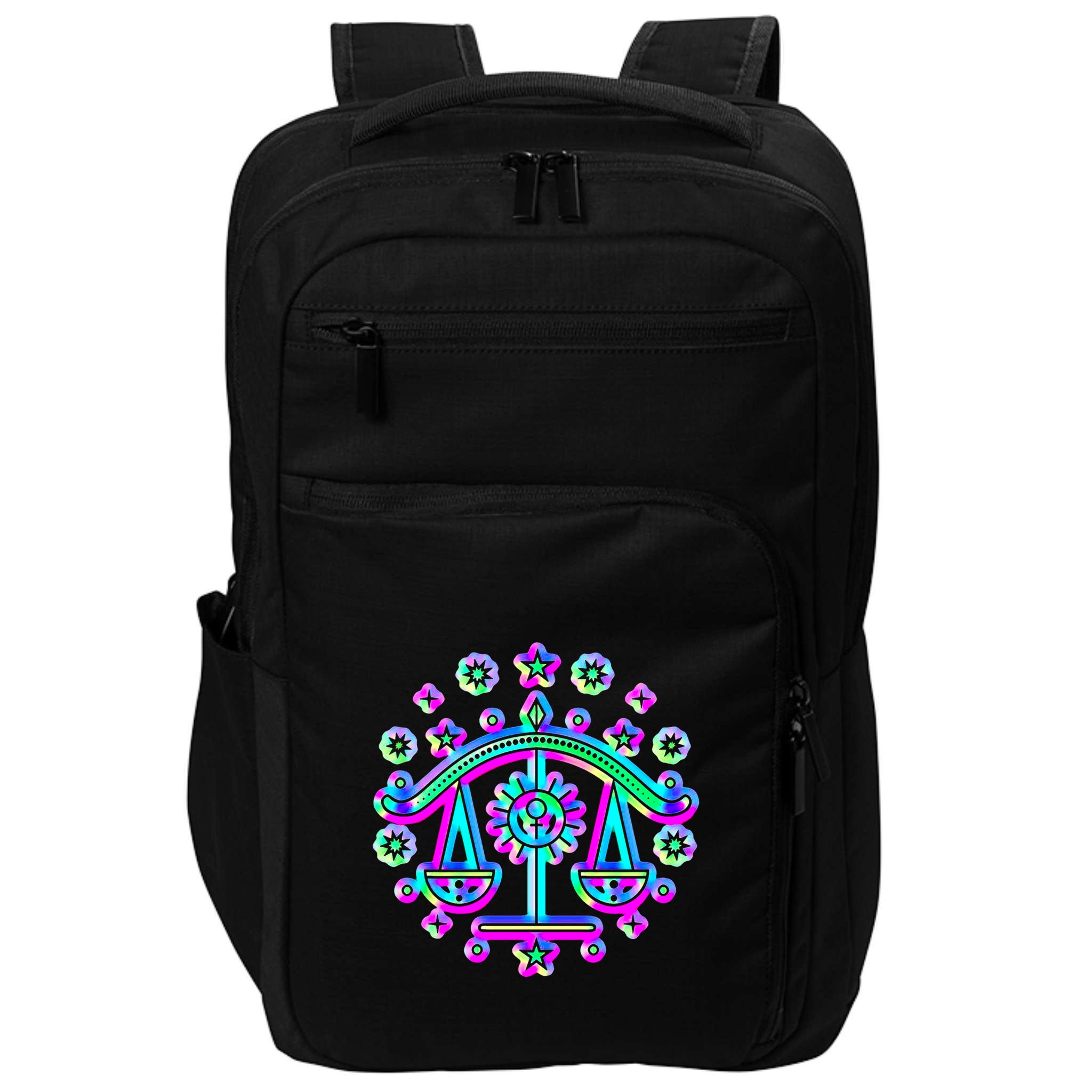 Libra Zodiac Sign Funny Gift Impact Tech Backpack